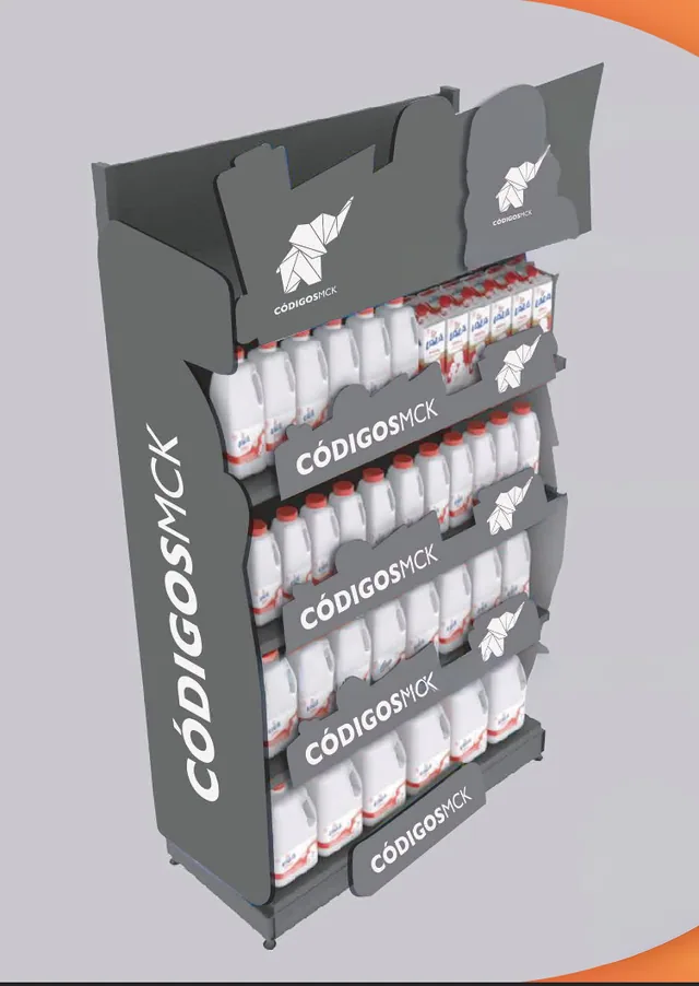 Exhibidor vertical